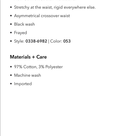 American Eagle Black Denim Shorts - Picture 6 of 7